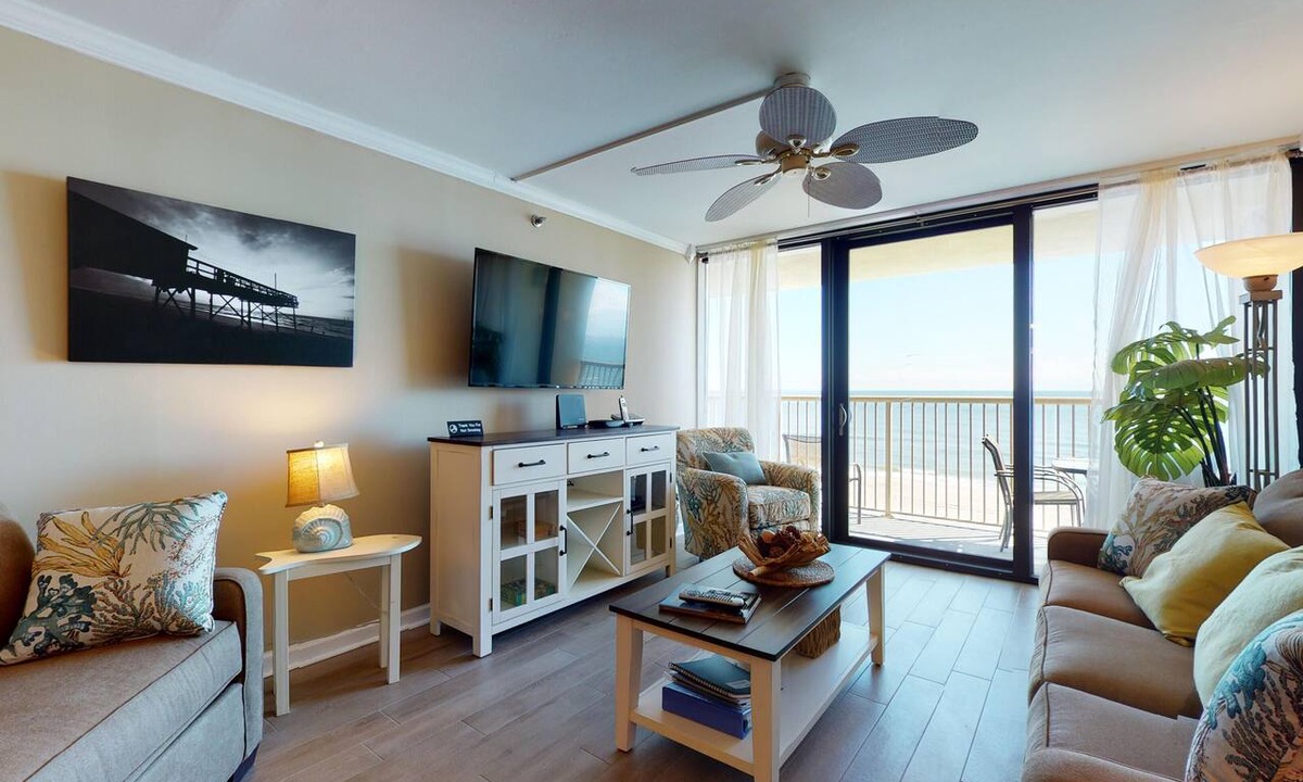 Wilmington Beach Condo | 3 BR Beachfront Condo, Elevator and Indoor Pool- New beds- Now Booking 2025!