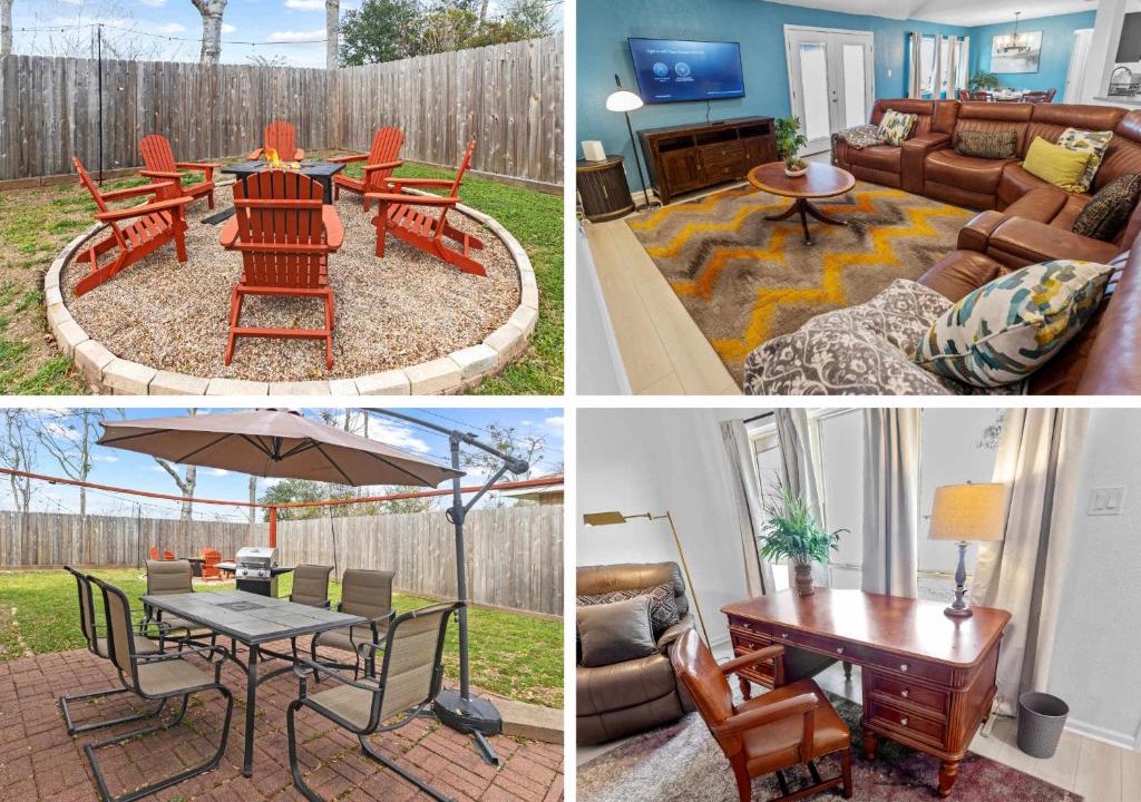 George Bush Park/Eldridge House | 3BR Home with Firepit I Easy Access to NRG & FIFA