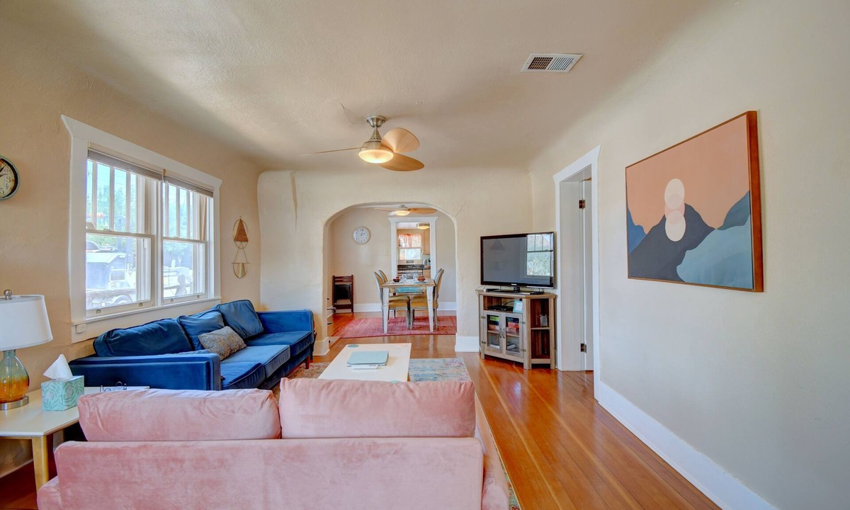 Downtown Albuquerque House | Adobe Abode: Old Town, Fenced Yard, Fire Pit, WFH