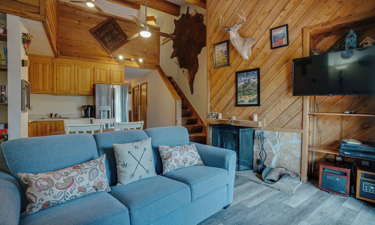 Angel Fire Condo | Condo within walking distance of the Chile Express