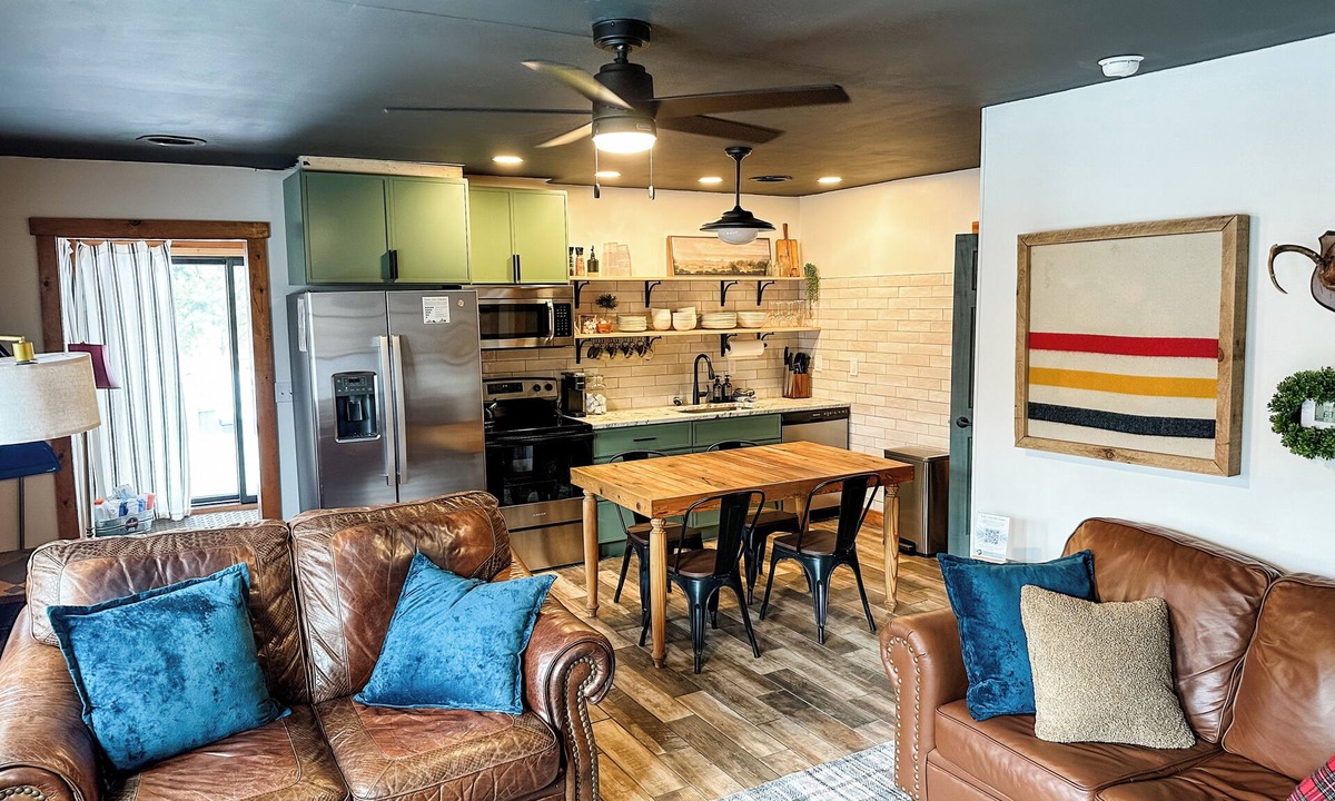 Butler Cabin | Cozy 2BR/2BA cabin tucked in the trees with hot tub, fire pit, covered deck, and fast WiFi.