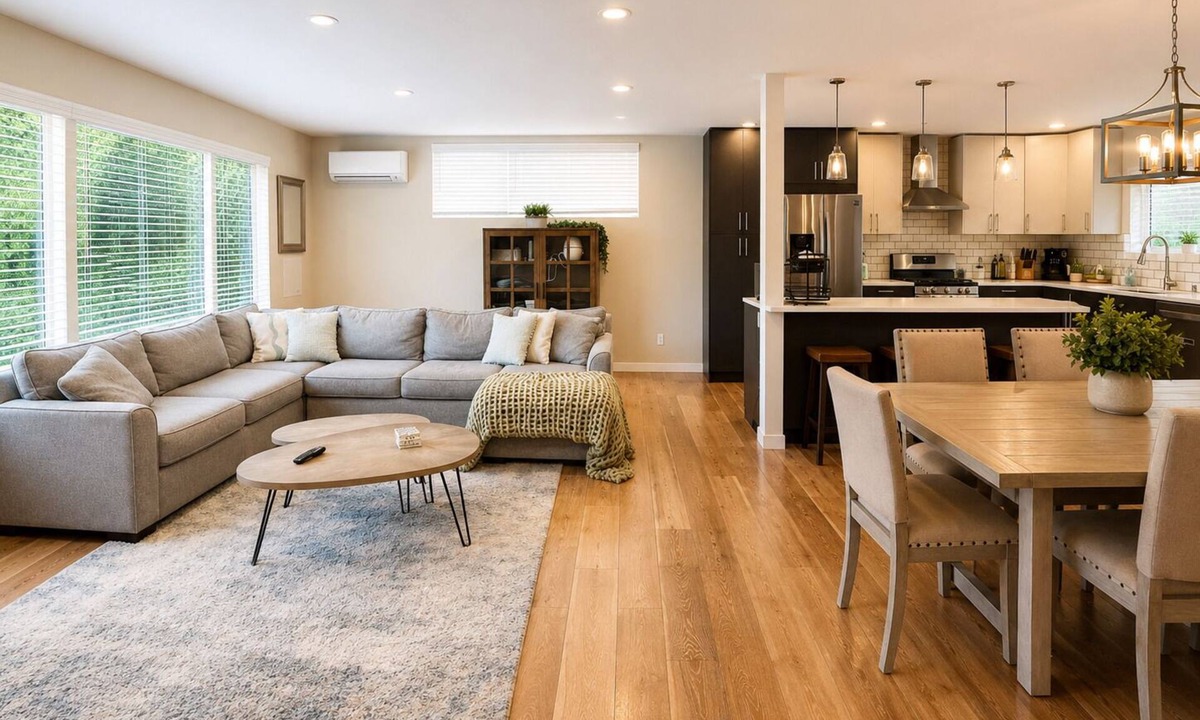 White Center Apartment | Family Friendly 3-bedroom apartment with AC in charming Seattle