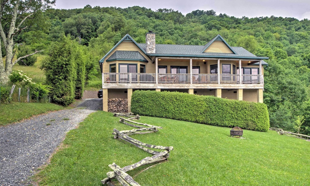 Banner Elk House | 'High Gravity' Banner Elk Custom Chalet w/Views!