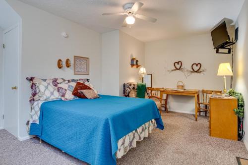 Delphi Apartment | Historic Delphi Studio: Walk to Main St & Creek