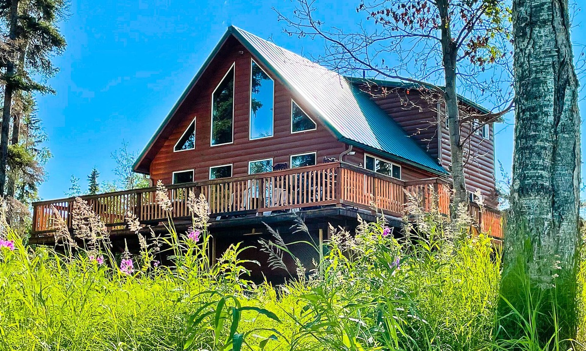 Funny River Cabin | Kenai Riverfront Cabin, Private Fishing Platforms, Newly Remodeled