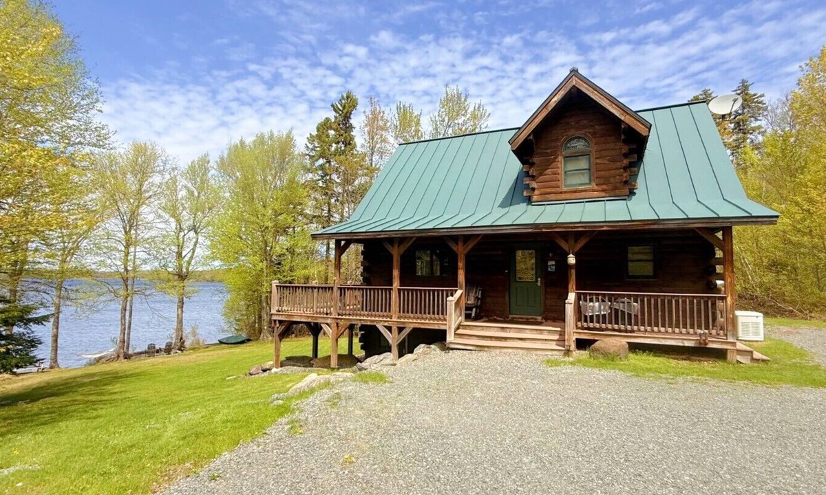 Northeast Somerset Cabin | Lake Front, Pet-Friendly Cabin with Canoe and lake views
