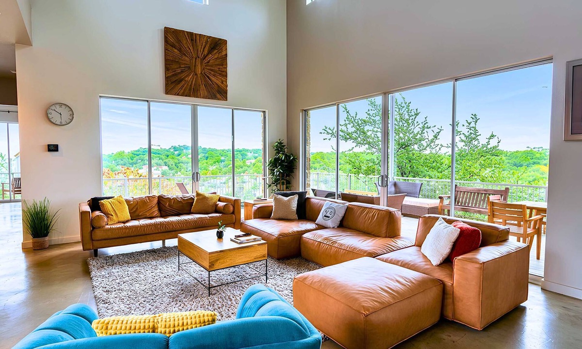 Dripping Springs House | Luxury Hilltop Villa with Hot Tub & Scenic Views