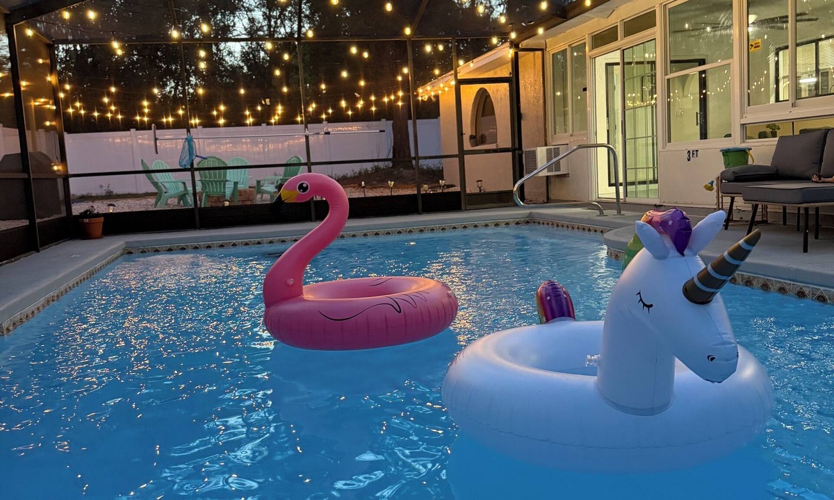 Spring Hill House | Mediterranean Style 3BR w/Pool, Fire Pit & Private Suite