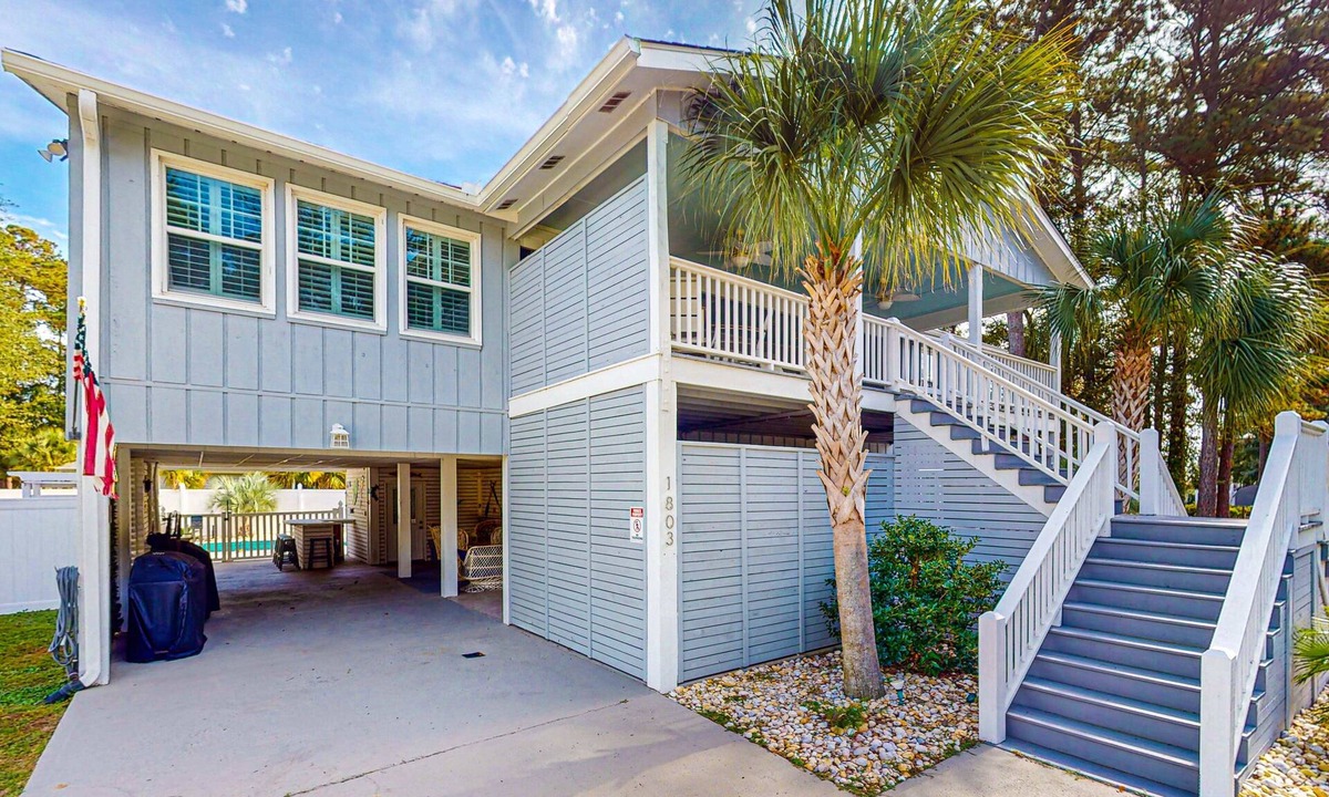 Ocean Isle Beach House | Ocean Isle Hidden Retreat A: Dog Friendly, Pool
