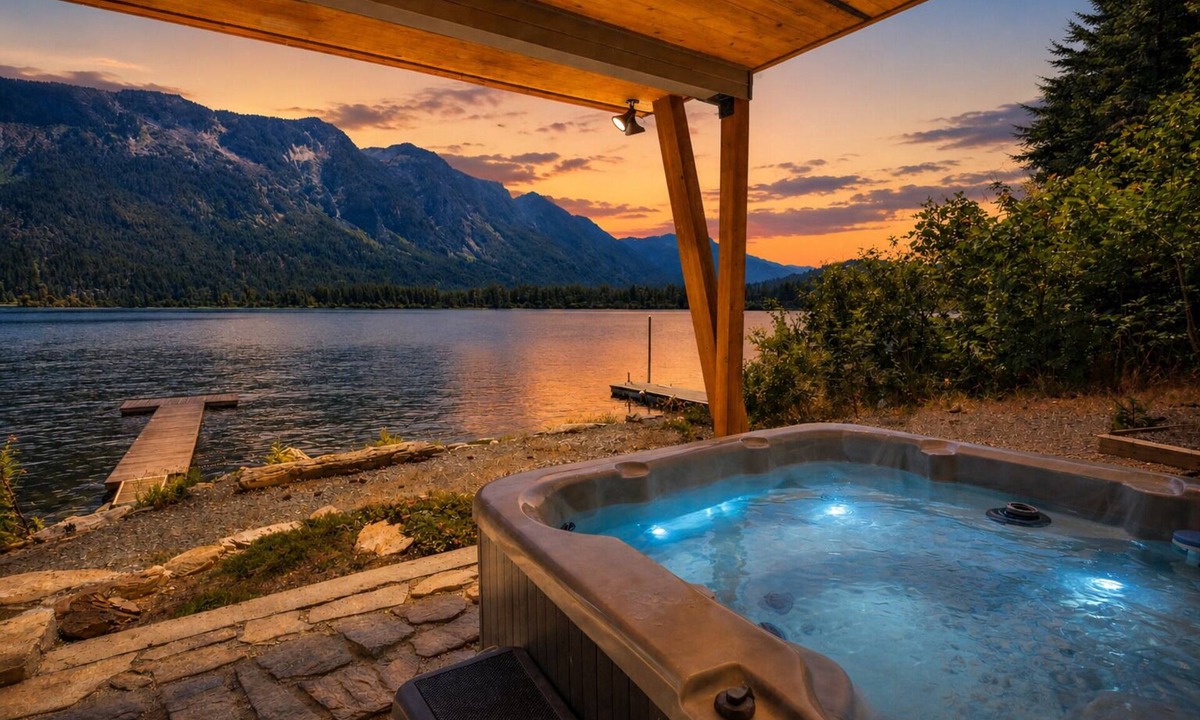 Leavenworth House | On Lake Wenatchee | Views | Hot Tub | Dogs | Dock