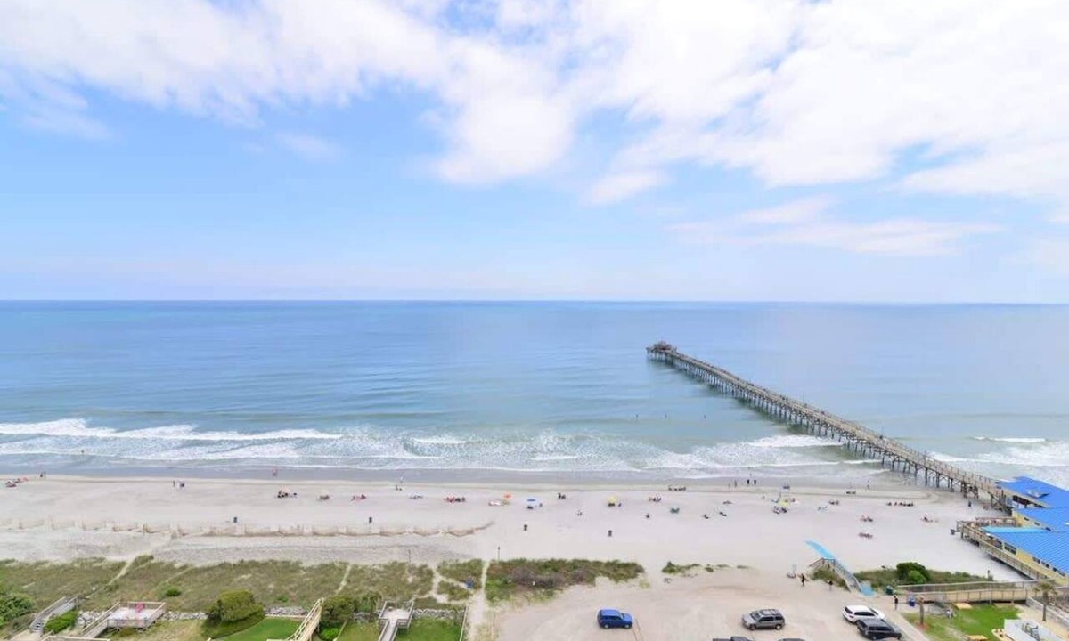 Cherry Grove Beach Condo | Prince Luxury Ocean View w Sky Pool Lazy River