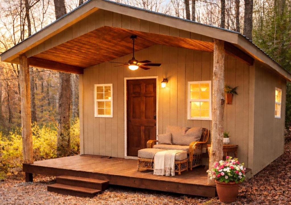 Jamestown House | Private romantic Tiny Home King bed Jamestown