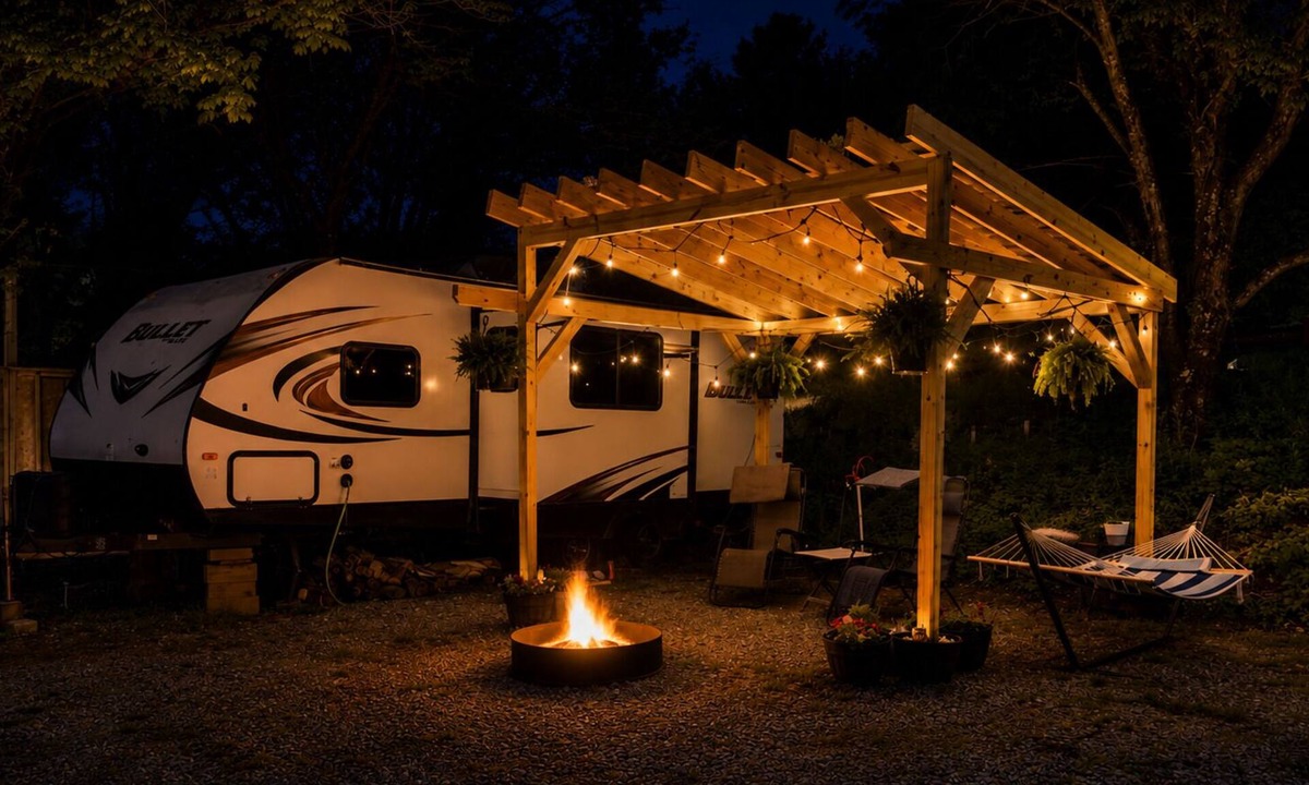 Todd House | Riverfront Camper on the South Fork of the New River in Todd, NC