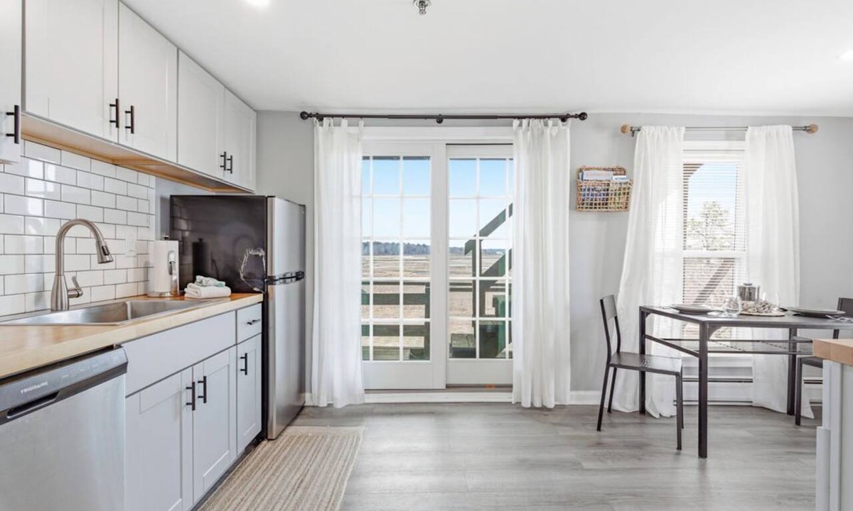 Pine Point Apartment | Serene Pine Point Escape — 1 Block to Beach, Marsh Views & Portland