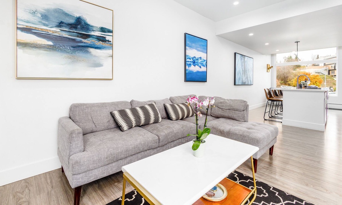 South Addition House | Serene waterfront townhouse with balcony, stunning views, dogs OK, fireplace