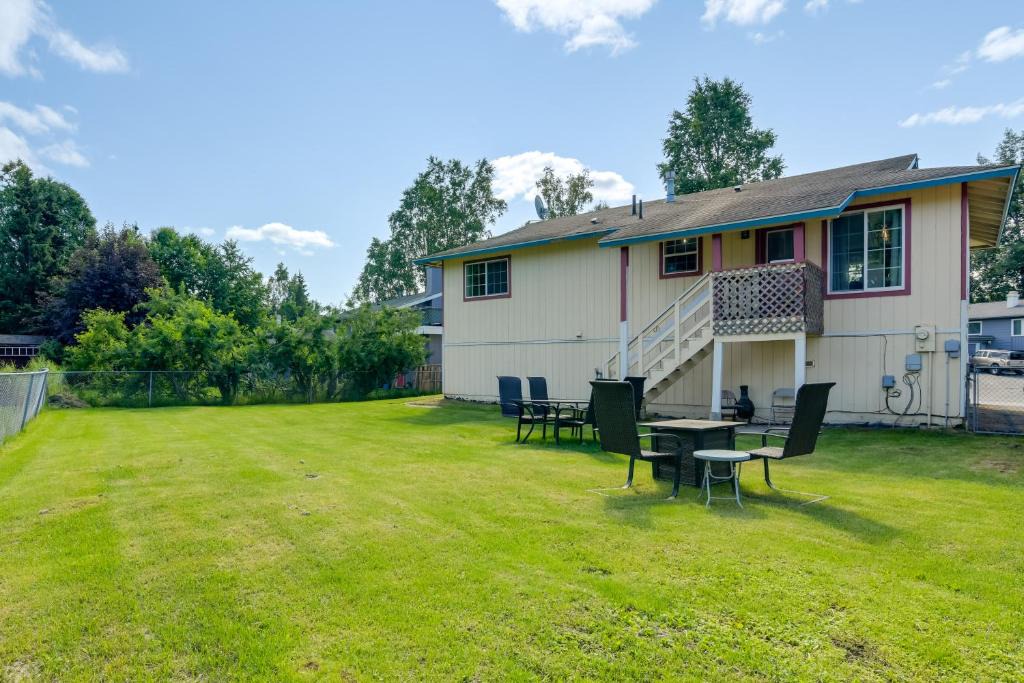 University Area Apartment | Shared Yard + Fire Pit: Airy Anchorage Apt!