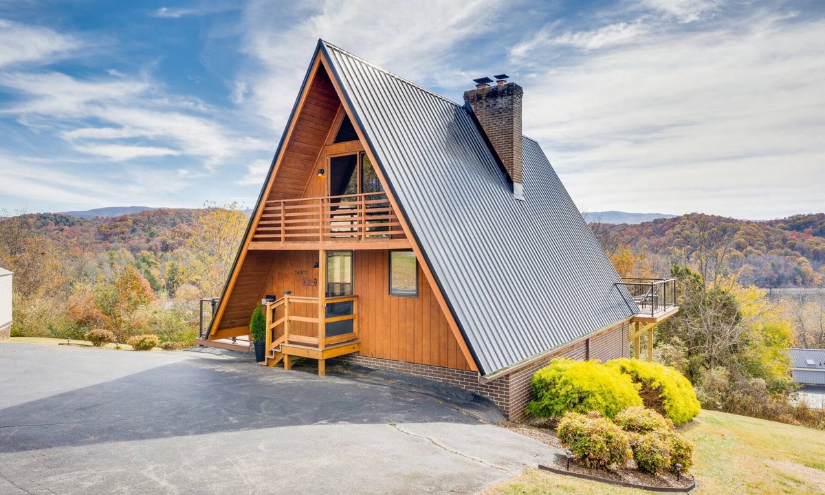 Abingdon Cabin | Stargazer Cabin- A Frame w/Lake & Mountain Views