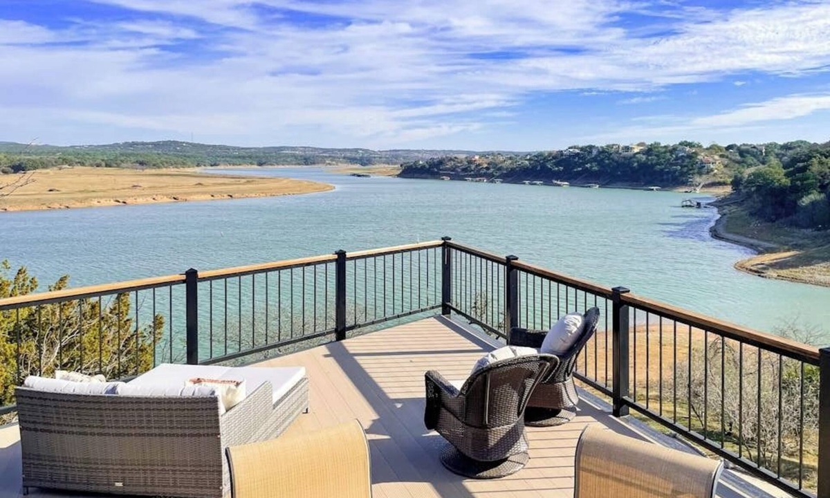 Spicewood House | Stunning lakefront home with 2 patios, chef's kitchen, & lake access