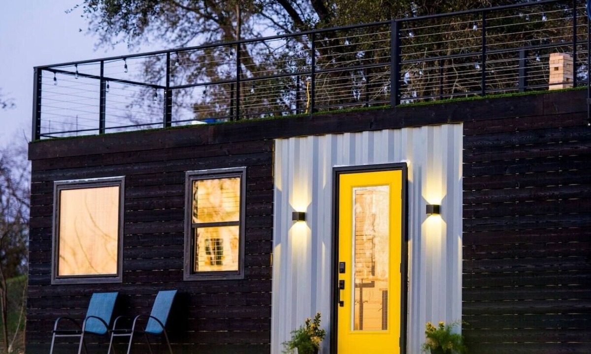 Waco House | Tiny Container Home with Rooftop Deck