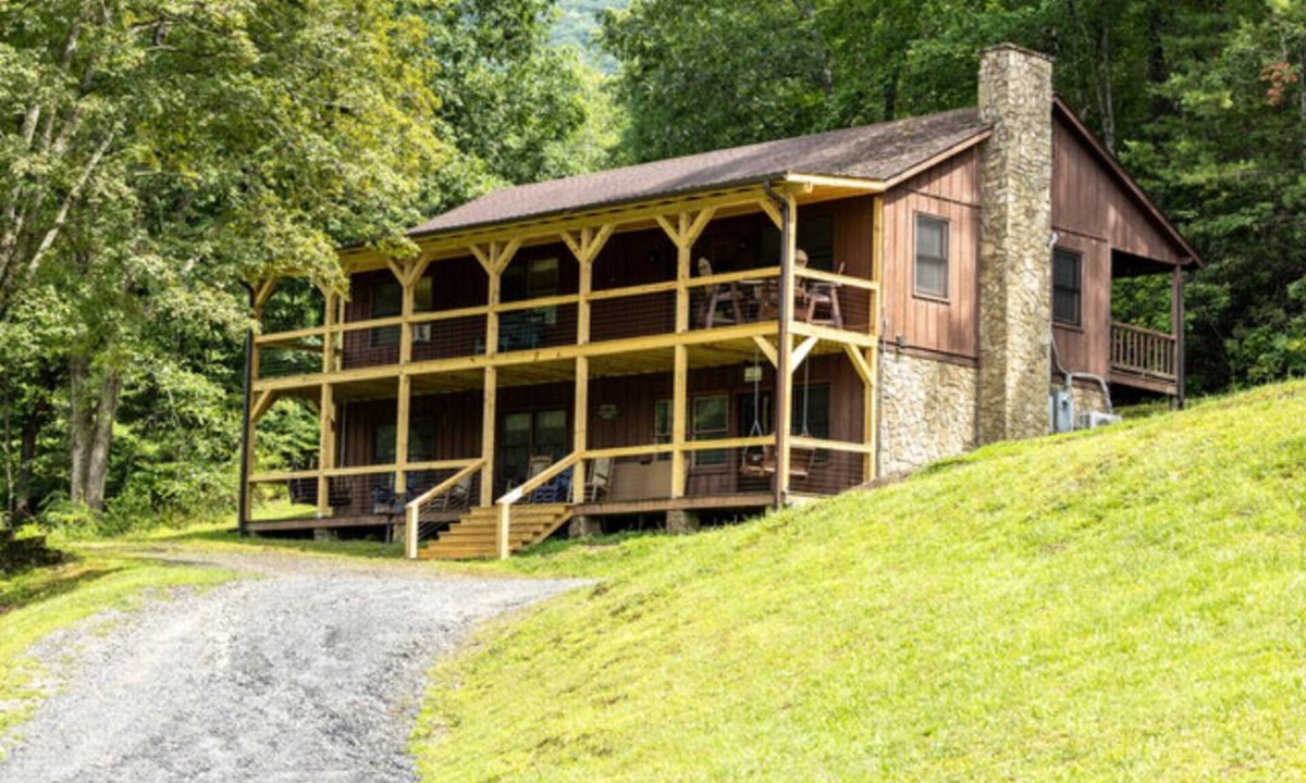 Springmaid Mountain Cabin | Twin Falls Cabin Bottom Duplex