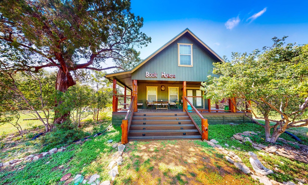 Austin House | Unique 'Book House' with WiFi & Forest Views on 8 Acres - Near Downtown Austin