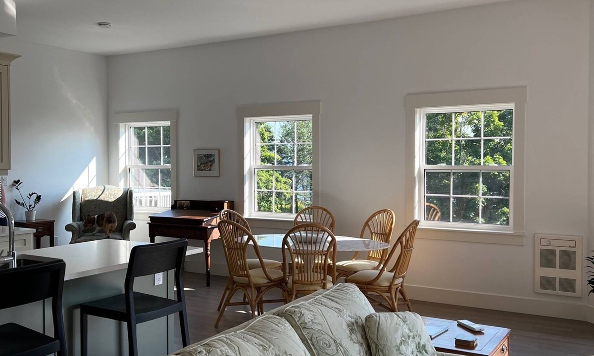 Little Pond Apartment | Upper level end unit with wate view in every direction