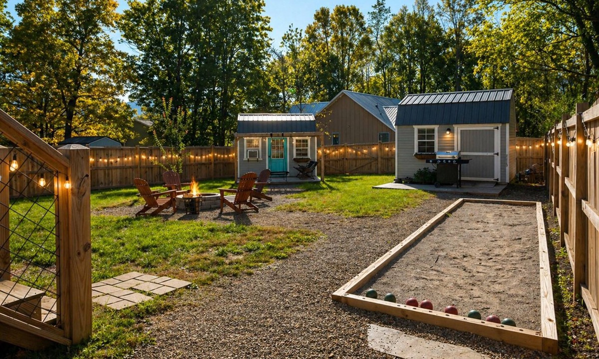 Black Mountain House | Walk to Lake Tomahawk Fenced Yard Bocce EV Charger