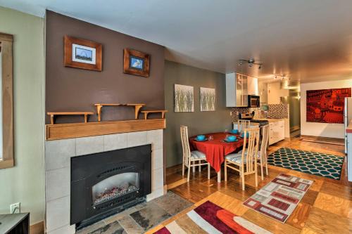 South Addition House | Walk to Town & Coast: Anchorage Condo w/Fireplace