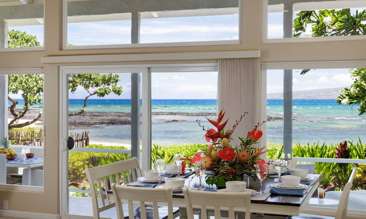 Puako House | Whale's Tail - 3BR Beachfront Home in Magical Puako! Steps to the ocean!