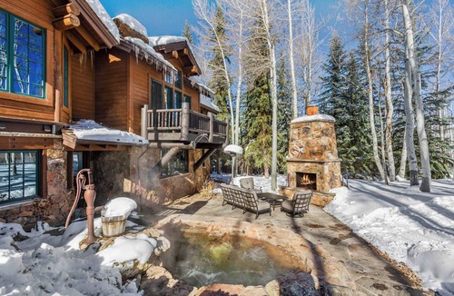 Avon House | 10,000 Sq. Ft. Cabin by InvitedHome | Hot Tub, Sauna, Game Room, Patio