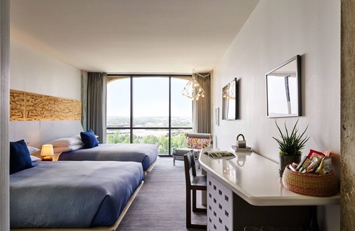 Congress Avenue Historic District Hotel | 2x Pet-Friendly Double Queen Rooms at The LINE Hotel Austin, Onsite Pool!