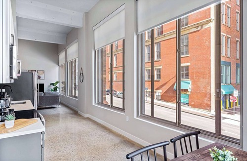 Downtown Cincinnati Apartment | 4BR/2BA Combo | 2 Units at Textile by CozySuites