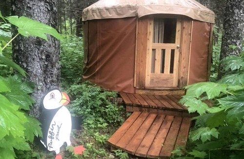 Bear Creek RV Rental | Alaskan Yurt Glamping, Perfect for a Couples Getaway