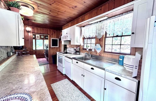 Oquossoc Cabin | Amazing Rangeley lakefront family compound! 480 feet of private shorefront!