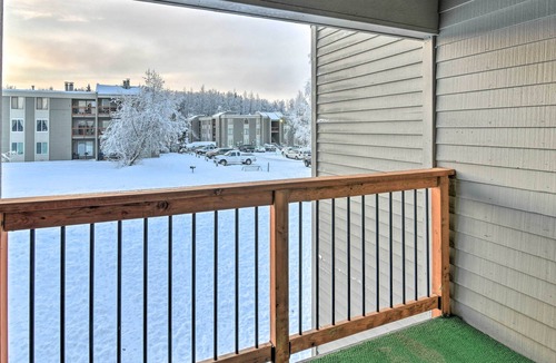 Russian Jack Park Apartment | Anchorage Escape w/Balcony ~ 4 Mi to Downtown!