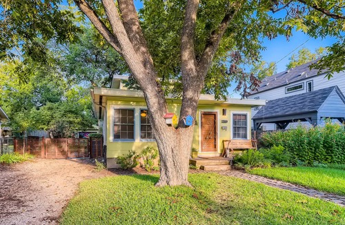 Dawson House | Authentic Mid-Century - Lush backyard and custom playscape! - by PMI Austin Metro