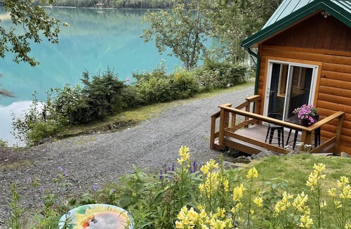 Cooper Landing Cabin | Beautiful View from our Lakefront Log Cabin