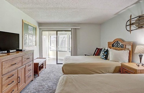 Copper Mountain Village Hotel | Bridge End Hotel Style Room with 2 Beds #208A by RedAwning