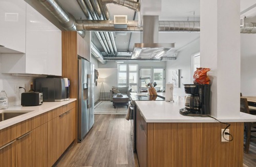 River North Art District Condo | Brushed & Bold | Modern 2BR RiNo Loft | Walk to Breweries & Mission Ballroom