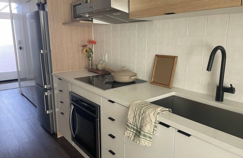 City Park West Condo | Central 1BR with Downtown View, BBQ, Fire Pit, Courtyard