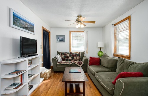 Spenard House | Central dog-friendly cabin with enclosed yard, deck, WiFi, & washer/dryer