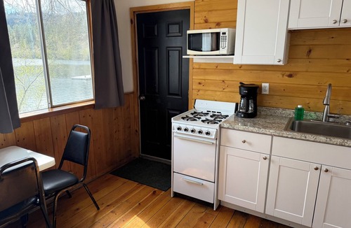 Republic Cabin | Charming Lakefront Cabin w/Full Kitchen - Sleeps 3- at Tiffanys Resort