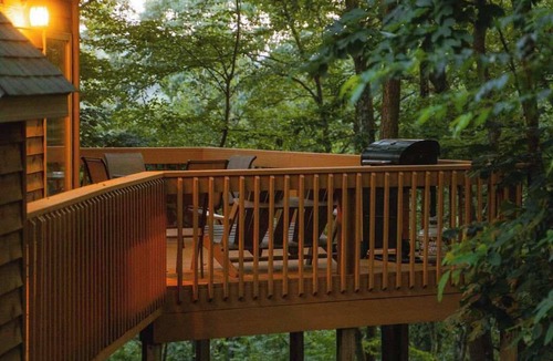 Rockbridge Cabin | Cheerful Two Bdrm Cabin With Hot Tub & Pet Friendly