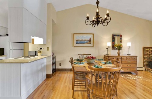 Quechee Condo | Condo with Fireplace & River Views, Mill Run