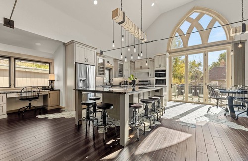 Central Colorado Springs House | Converted Historical Church: Luxe, 4 King Bed, Accessible, Downtown, Chef Kitchn