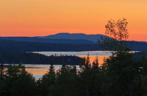 Greenville House | Cozy, dog-friendly waterfront cabin with large yard, porch, dock, & lake views
