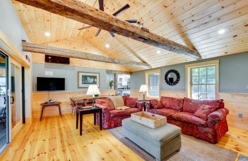Center Lovell House | Dock & Beach Access! Waterfront Home on Kezar Lake
