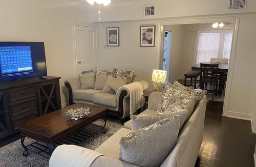 South Central Houston Apartment | downtown 2 king sized beds 3 TVS free parking