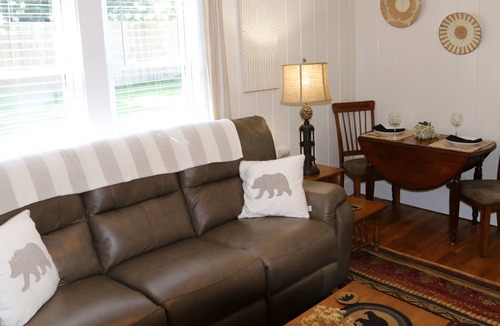 Candler Cottage | Duplex Cottage w/Fireplace & Firepit. 10 mi to Downtown Asheville.