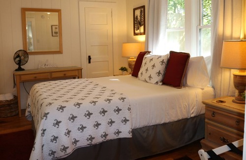 Candler Cottage | Duplex Cottage w/Fireplace & Firepit. 10 mi to Downtown Asheville.